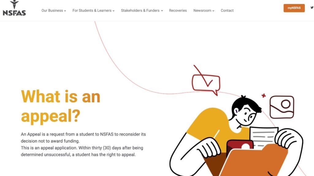 nsfas appeal documents