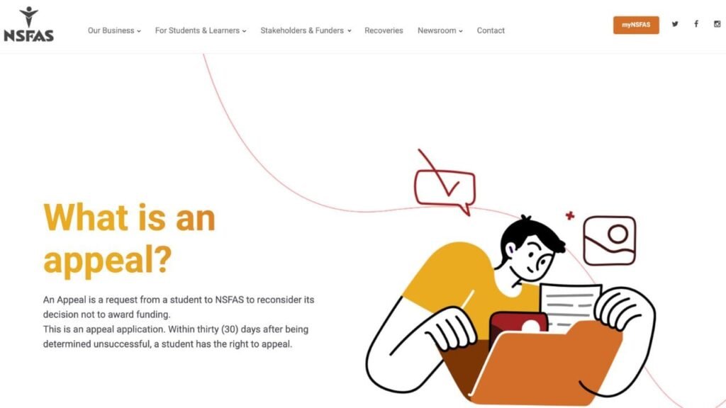 nsfas appeal missing documents upload